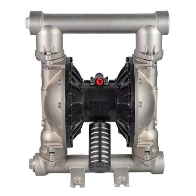 Bomba AODD de acero inoxidable con presión máxima de 120 psi y caudal máximo de 40 gpm para transferencia de aceite y aguas residuales