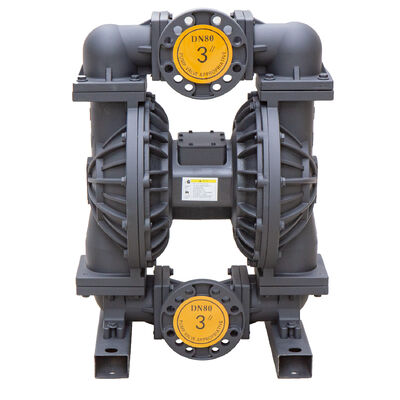 Bomba de diafragma neumática de aluminio de 3 pulgadas con caudal de 1022 L/M para tratamiento de aguas residuales