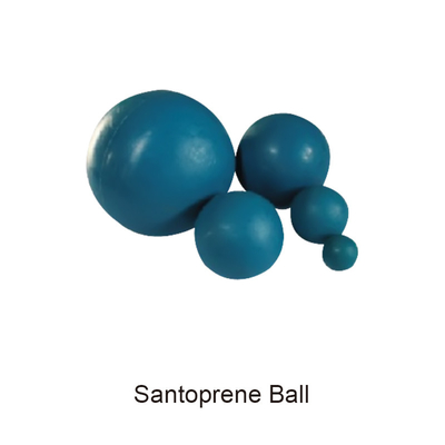 3/4" 1" bomba de diafragma doble parte la bola de Santoprene