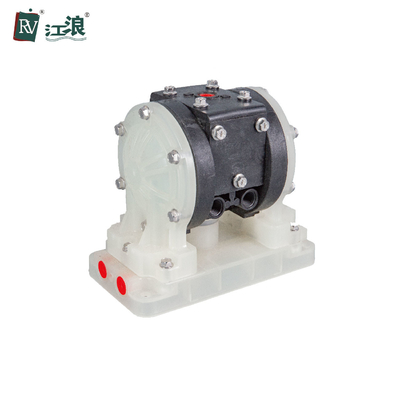 1/4 pulgada PVDF Mini Air Operated Diaphragm Pump para el ácido fuerte resistente químico