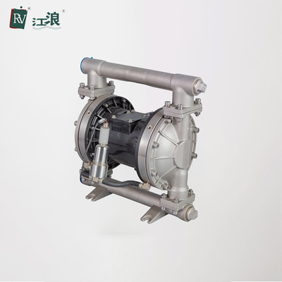 Bomba de diafragma de aleación de aluminio con funcionamiento por aire 150L/min Cantidad de flujo con detección de fugas