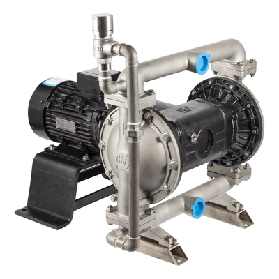 40 mm de diámetro líquido motor de la bomba de diafragma para la succión de elevación 5m y presión máxima 0,6 Mpa