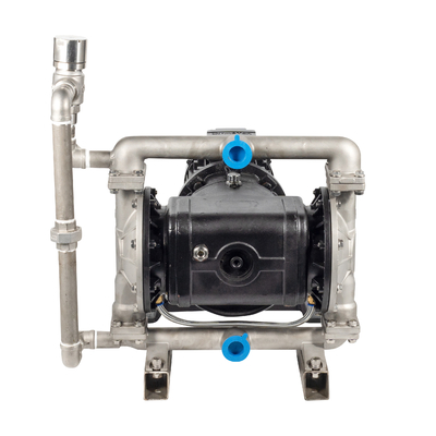 Silla de válvula de acero inoxidable 304 Bomba de diafragma accionada por motor con potencia de motor de 1,5 kW