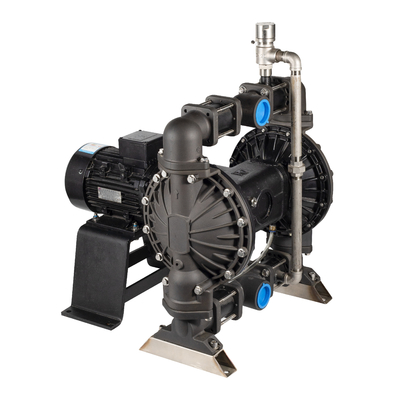 Bomba de diafragma de motor con asiento de válvula de acero inoxidable 304 y potencia del motor de 3 kW