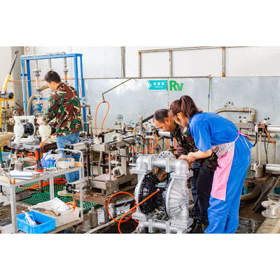 PP 1/2 pulgadas bomba de diafragma neumática con 100 psi presión máxima y 15 gpm de flujo máximo para servicios industriales