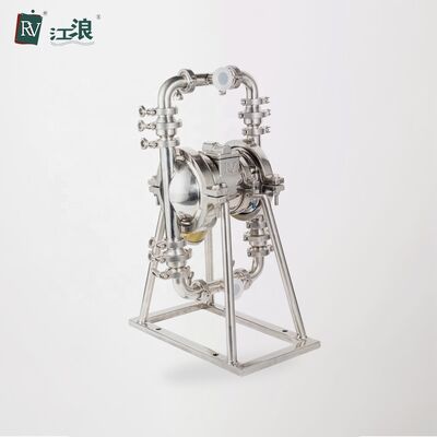 PTFE Diafragma Sanitario AODD bomba para el tratamiento de aguas residuales con 120 psi de presión máxima