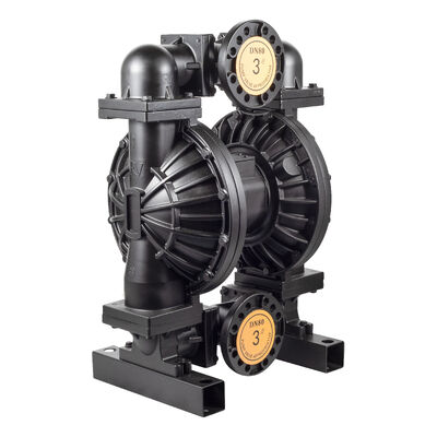 Bomba AODD de 3 pulgadas con salida, construcción de hierro dúctil y caudal de 270 GPM para aplicaciones industriales