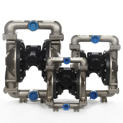 Bomba neumática de diafragma de 2 pulgadas resistente a ácidos de 120 psi para tratamiento químico y de aguas residuales