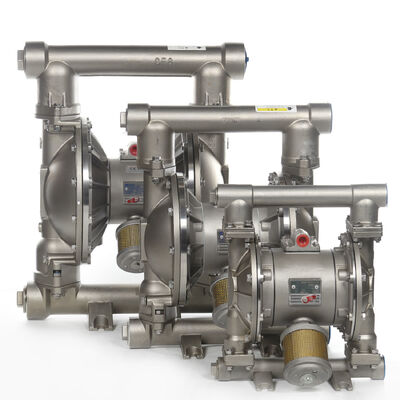 Bomba AODD de acero inoxidable con fuente de alimentación neumática para tratamiento de aguas residuales y riego