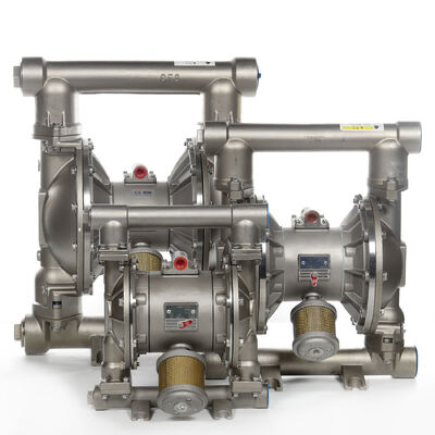 Bomba AODD de acero inoxidable con fuente de alimentación neumática para tratamiento de aguas residuales y riego