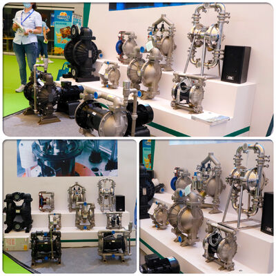 1/4 pulgadas de material PP bomba de doble diafragma con flujo de 17L/M