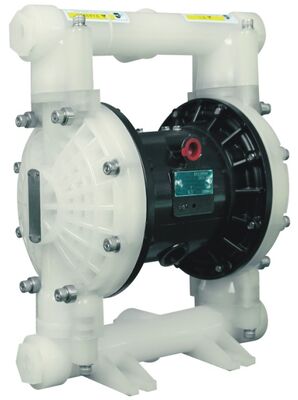 PVDF Shell Air Operated Double Diaphragm Pump con presión máxima de 120 psi y caudal máximo de 40 gpm para el tratamiento de aguas residuales