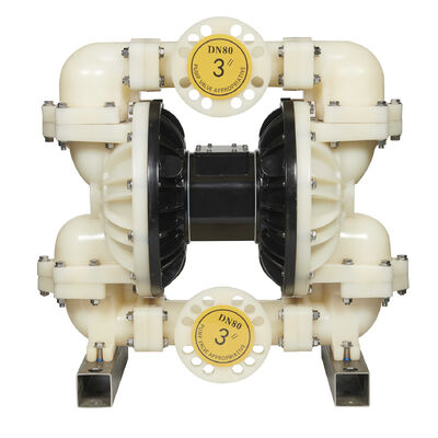 Bomba de diafragma neumática de plástico de 120 psi para tratamiento de aguas residuales y riego