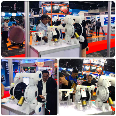 Bomba de diafragma de aluminio accionada por aire con caudal de 57L/M para tratamiento de agua