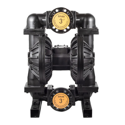 Bomba de doble diafragma neumática de aleación de aluminio de 3 pulgadas para tratamiento y riego de aguas residuales