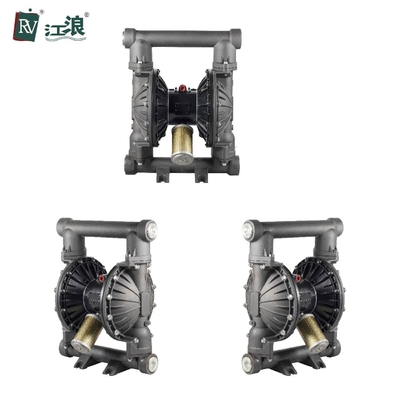 2" membranas de aluminio neumáticas neumáticas de 150 Gpm PTFE de la bomba de diafragma