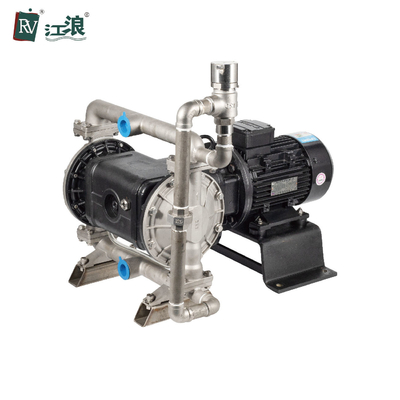 Bomba de diafragma del doble del aire de EODD 1" eléctrico impulsado por motor acero inoxidable