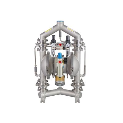 Bomba de diafragma ligera accionada por aire con conexión de brida - hasta 120 PSI