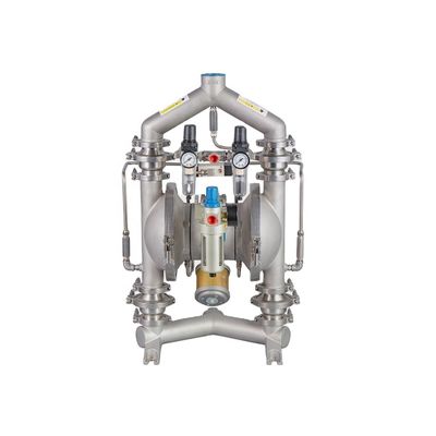 Bomba de diafragma neumática negro claro con caudal de 192 L/M para transporte de energía